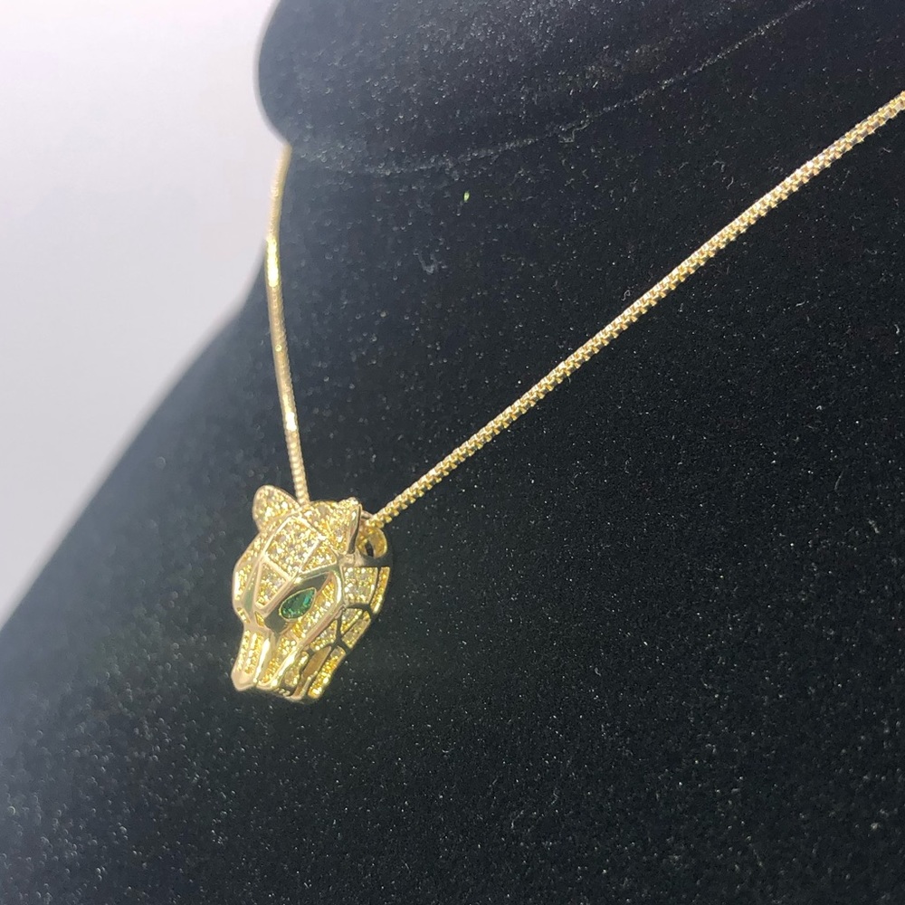 14k Panther Necklace - Picture 6 of 13